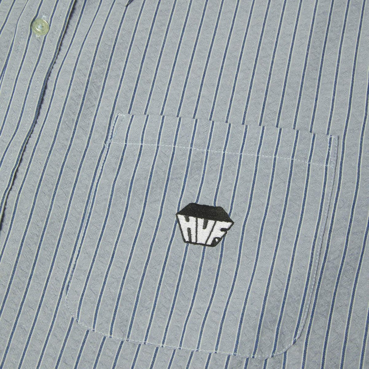 画像4: HUF Big Block Striped Shirts - Light Blue (4)