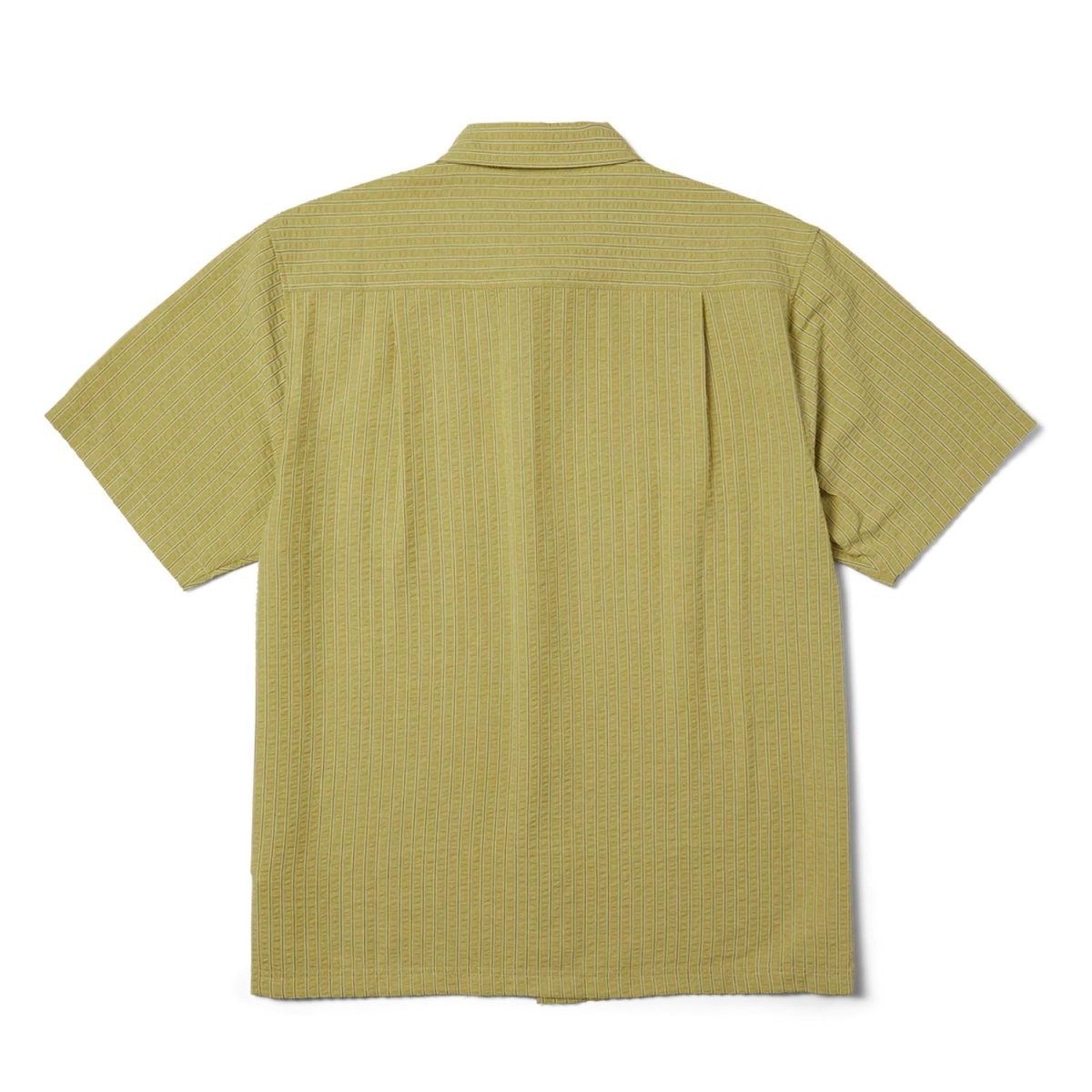 画像2: HUF Big Block Striped Shirts - Dried Herb (2)
