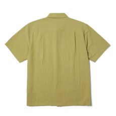 画像2: HUF Big Block Striped Shirts - Dried Herb (2)