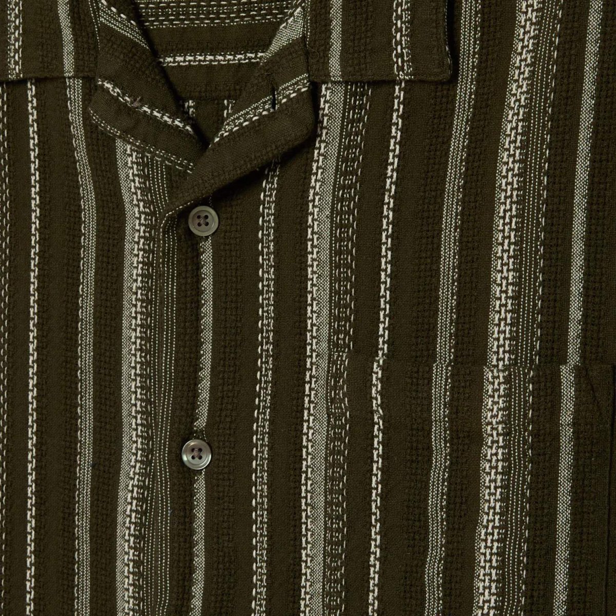 画像3: OBEY Hugh S/S Shirts - Dark Sage Multi (3)