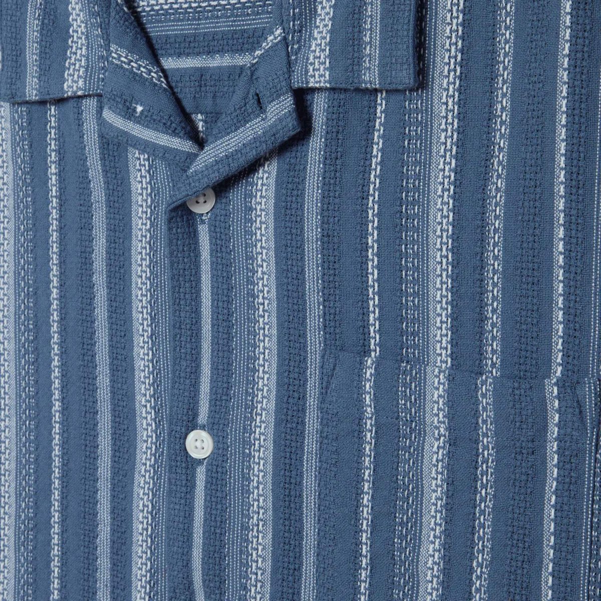 画像3: OBEY Hugh S/S Shirts - Dull Blue Multi (3)