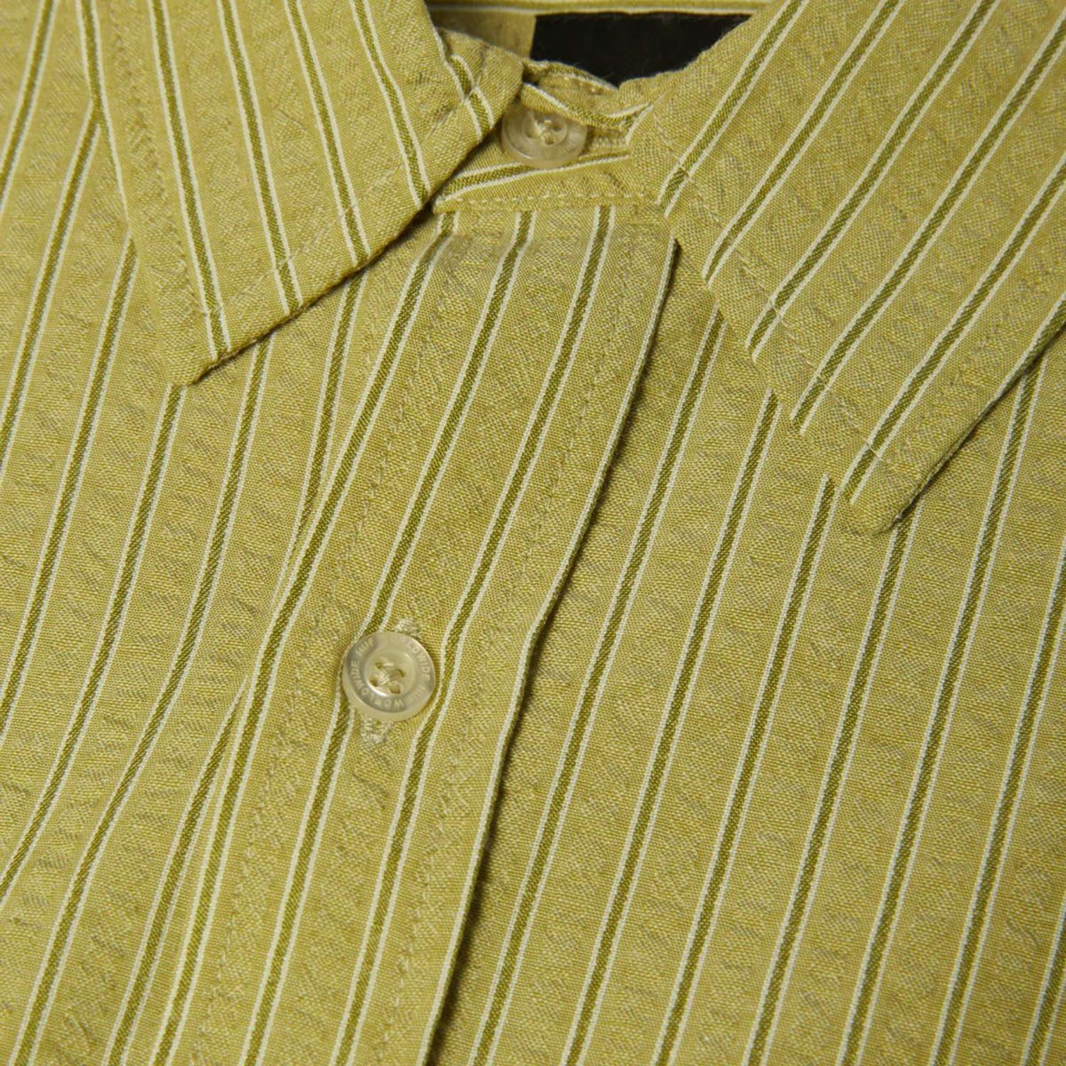 画像3: HUF Big Block Striped Shirts - Dried Herb (3)