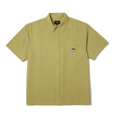 画像1: HUF Big Block Striped Shirts - Dried Herb (1)