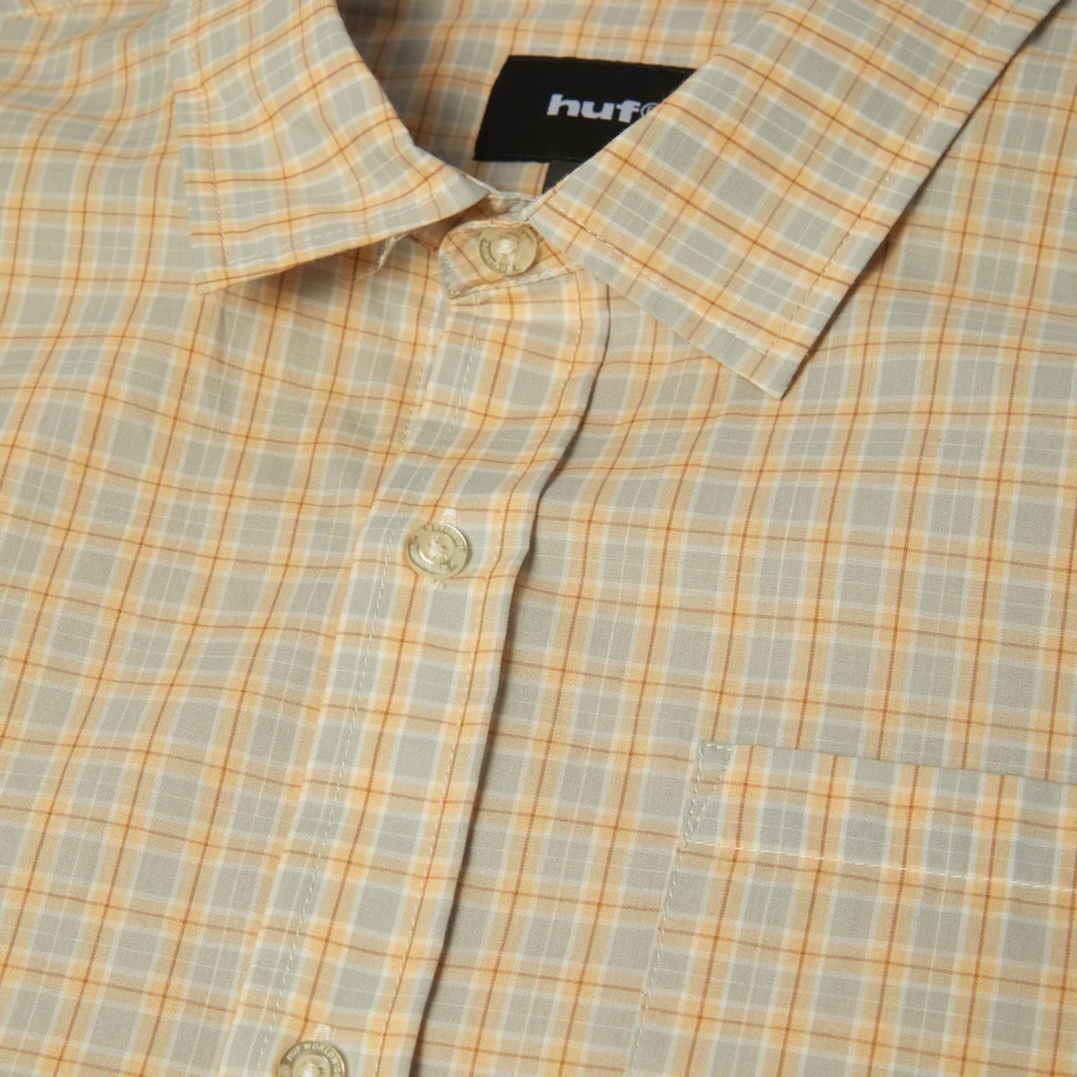画像3: HUF H Star Plaid Shirts - Putty (3)