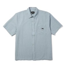 画像1: HUF Big Block Striped Shirts - Light Blue (1)