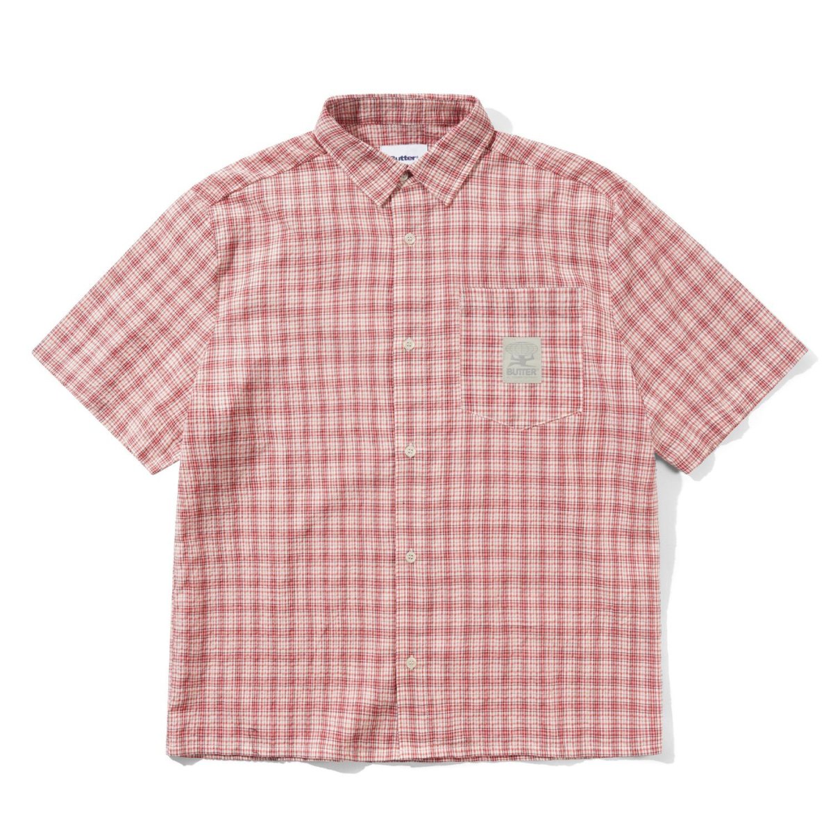 画像1: Butter Goods Equipment S/S Shirts - Rhubarb (1)