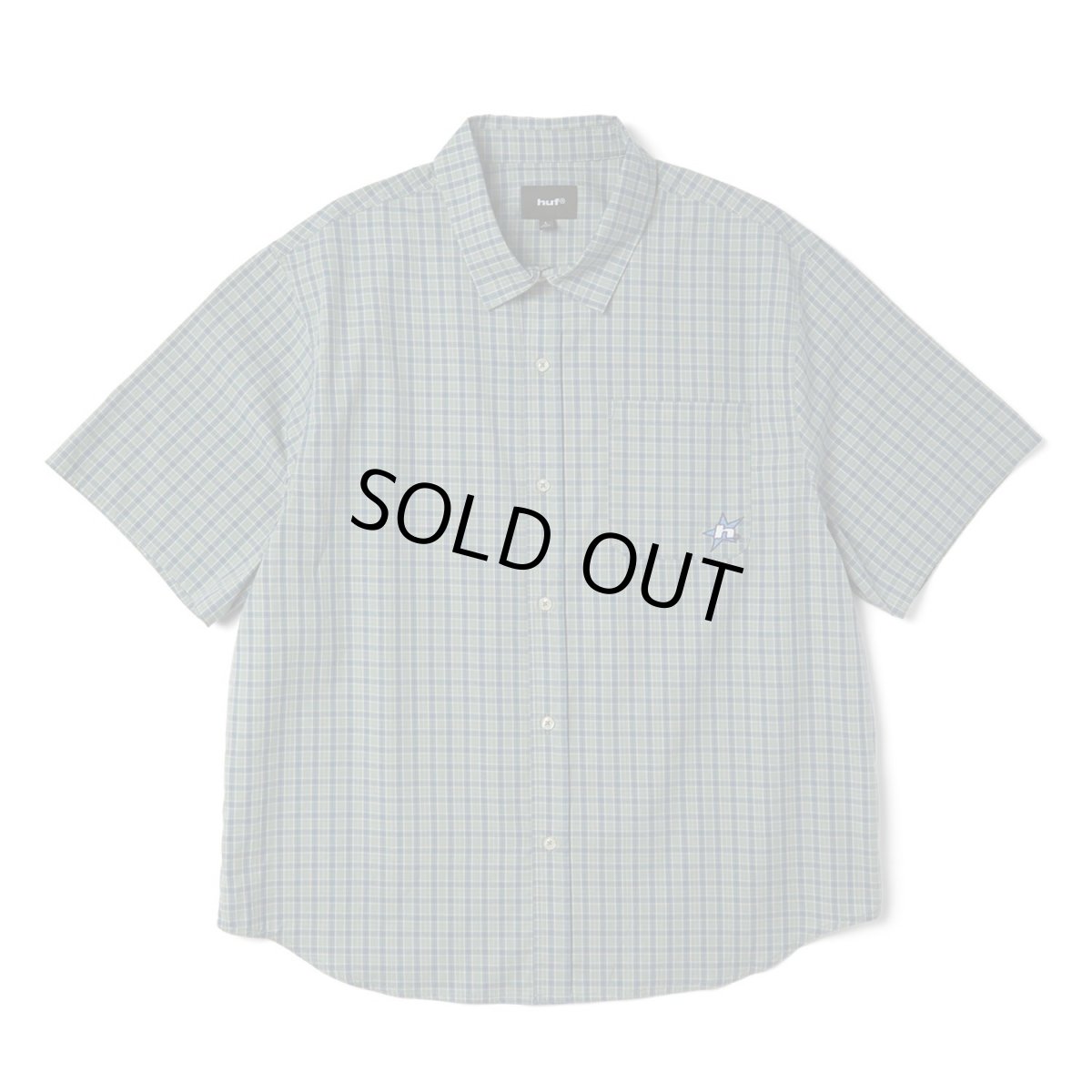 画像1: HUF H Star Plaid Shirts - Marine (1)