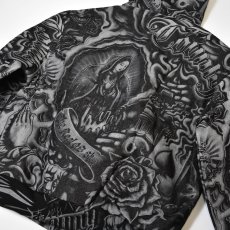 画像6: FB County Inked Up Cozy Denim Jacket - Black (6)