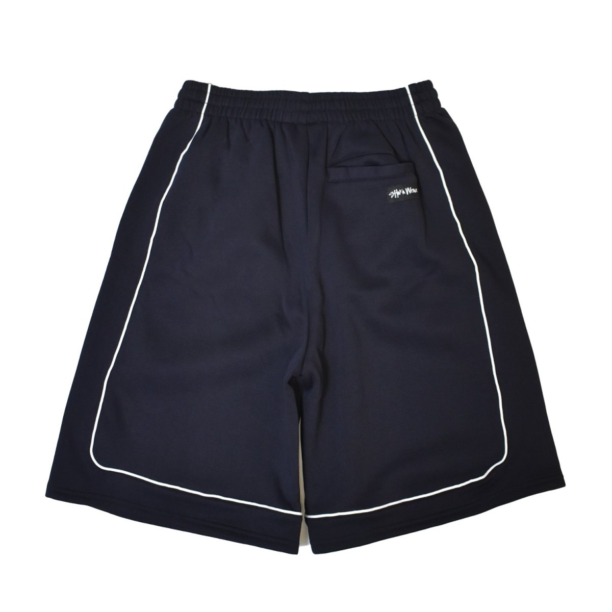 画像2: Shaka Wear Baggy Fleece Basketball Shorts - Navy (2)
