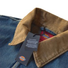 画像4: Dickies Denim Painter Jacket - Khaki Tinted Blue (4)