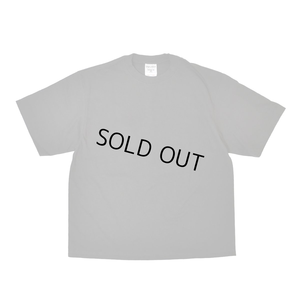 画像1: Shaka Wear 7.5oz Max Heavyweight Cropped Tee - Off Black / シャカウェア ヘビーウェイト クロップド Tシャツ (1)