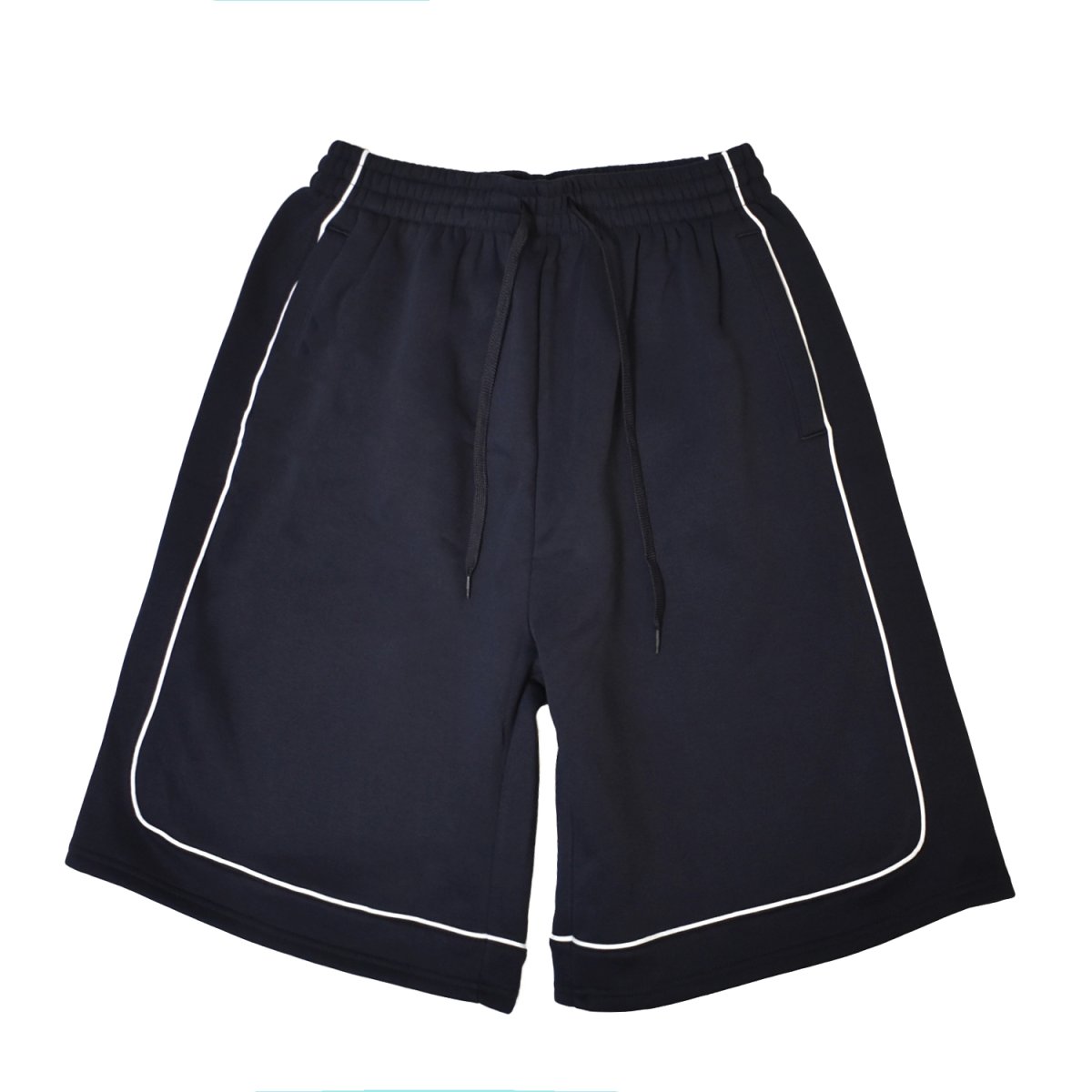 画像1: Shaka Wear Baggy Fleece Basketball Shorts - Navy (1)