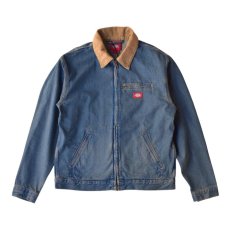 画像1: Dickies Denim Painter Jacket - Khaki Tinted Blue (1)