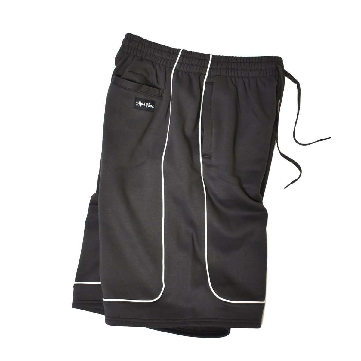 画像3: Shaka Wear Baggy Fleece Basketball Shorts - Grey (3)