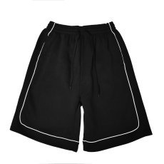 画像1: Shaka Wear Baggy Fleece Basketball Shorts - Black (1)