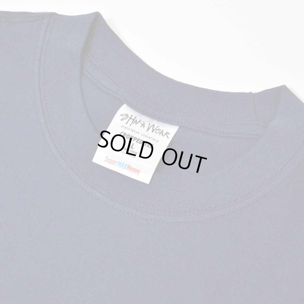画像2: Shaka Wear 7.5oz Max Heavyweight Cropped Tee - Dark Navy (2)