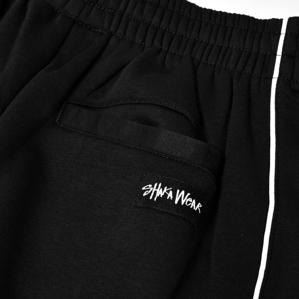 画像4: Shaka Wear Baggy Fleece Basketball Shorts - Black (4)
