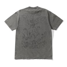 画像2: Butter GoodsｘDaniel Johnston Satan Tee - Black Acid Wash (2)