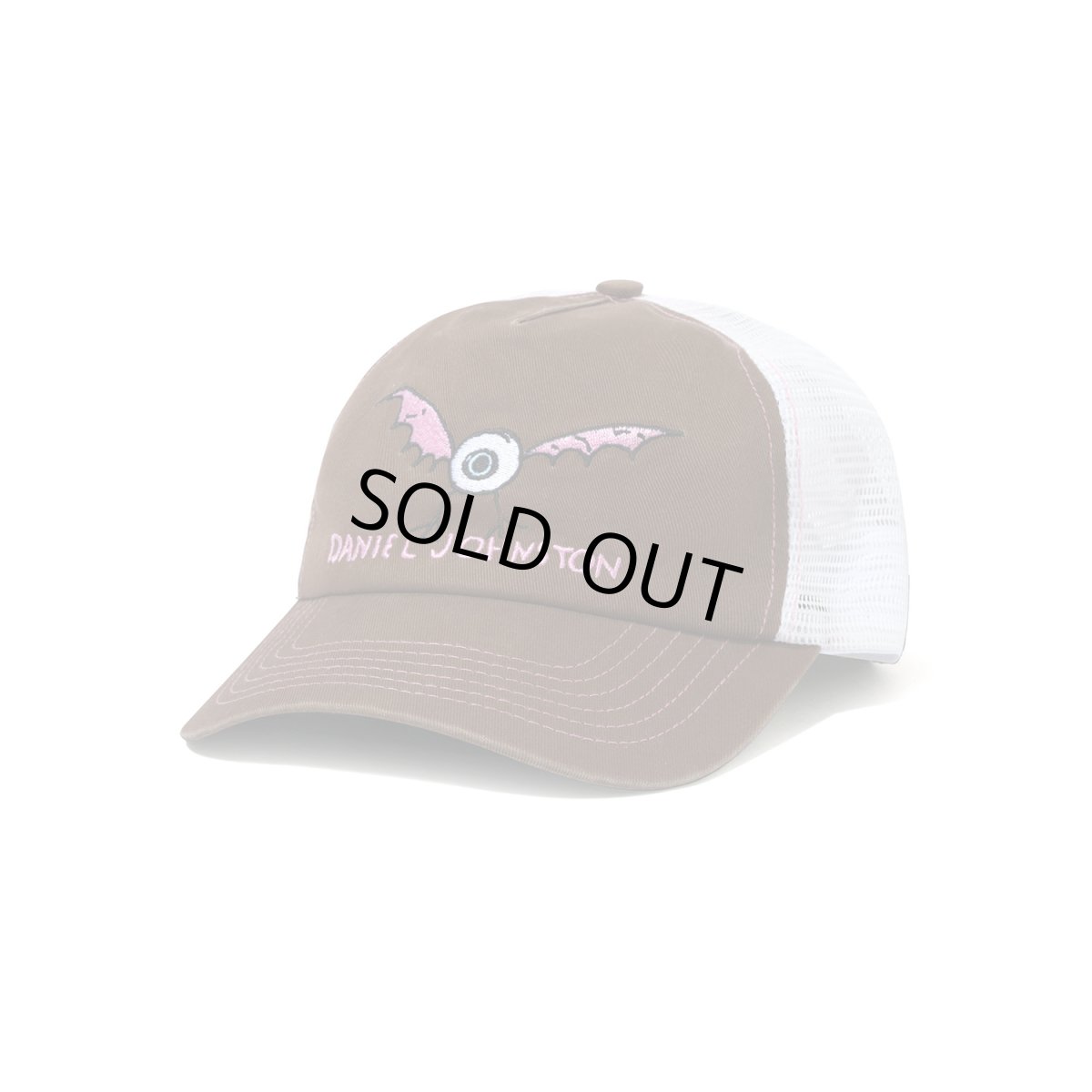 画像1: Butter GoodsｘDaniel Johnston Eye Trucker Cap - Brown (1)