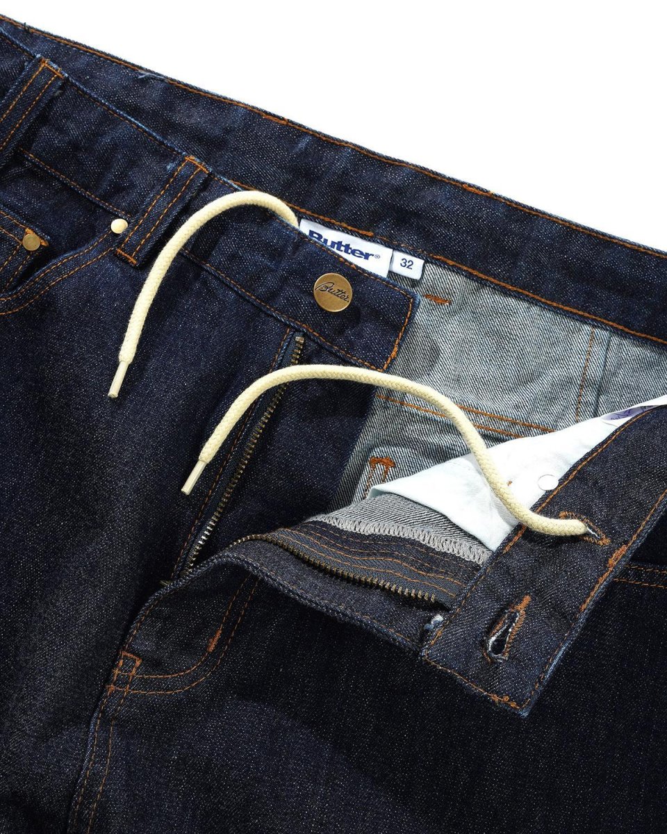 画像3: Butter GoodsｘDaniel Johnston Bull Selvedge Denim Jeans - Indigo (3)