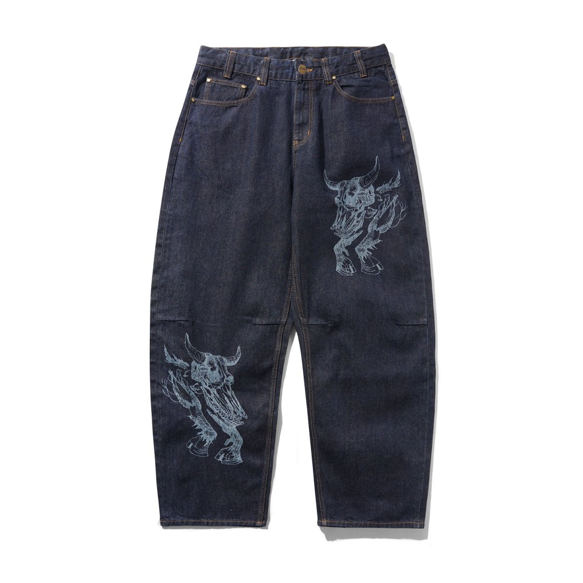 画像1: Butter GoodsｘDaniel Johnston Bull Selvedge Denim Jeans - Indigo (1)