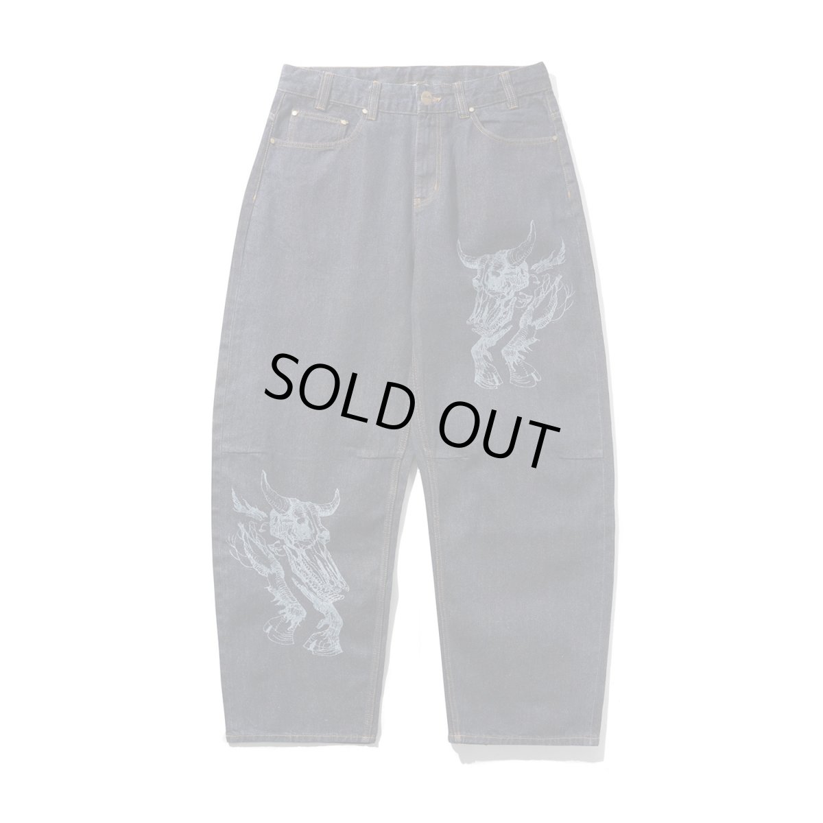 画像1: Butter GoodsｘDaniel Johnston Bull Selvedge Denim Jeans - Indigo (1)
