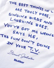 画像4: Butter GoodsｘDaniel Johnston Don't Be Scared Tee - White (4)
