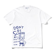 画像1: Butter GoodsｘDaniel Johnston Don't Be Scared Tee - White (1)