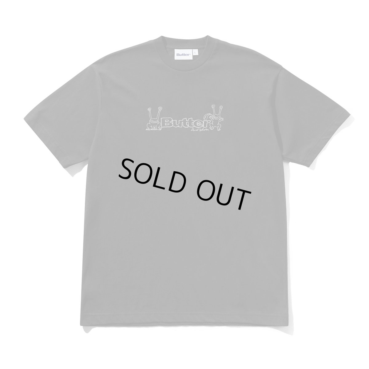 画像1: Butter GoodsｘDaniel Johnston Flog Logo Tee - Black (1)