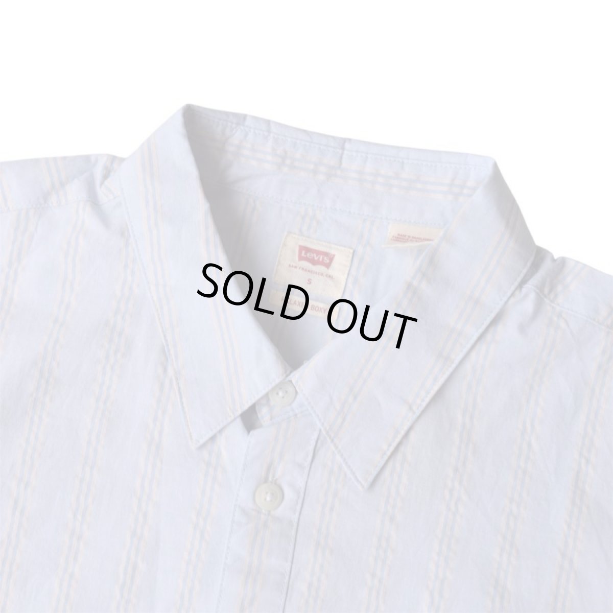 画像2: Levis Lama Boxy Shirt - Bernal Stripe Soft Chambray Blue / リーバイス (2)