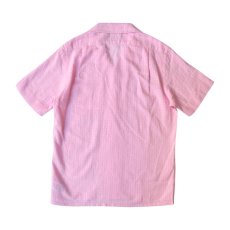 画像2: Polo Ralph Lauren Seersucker Linen S/S Shirts - Carmel Pink (2)