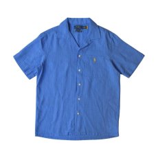 画像1: Polo Ralph Lauren Seersucker Linen S/S Shirts - Scottsdale Blue (1)