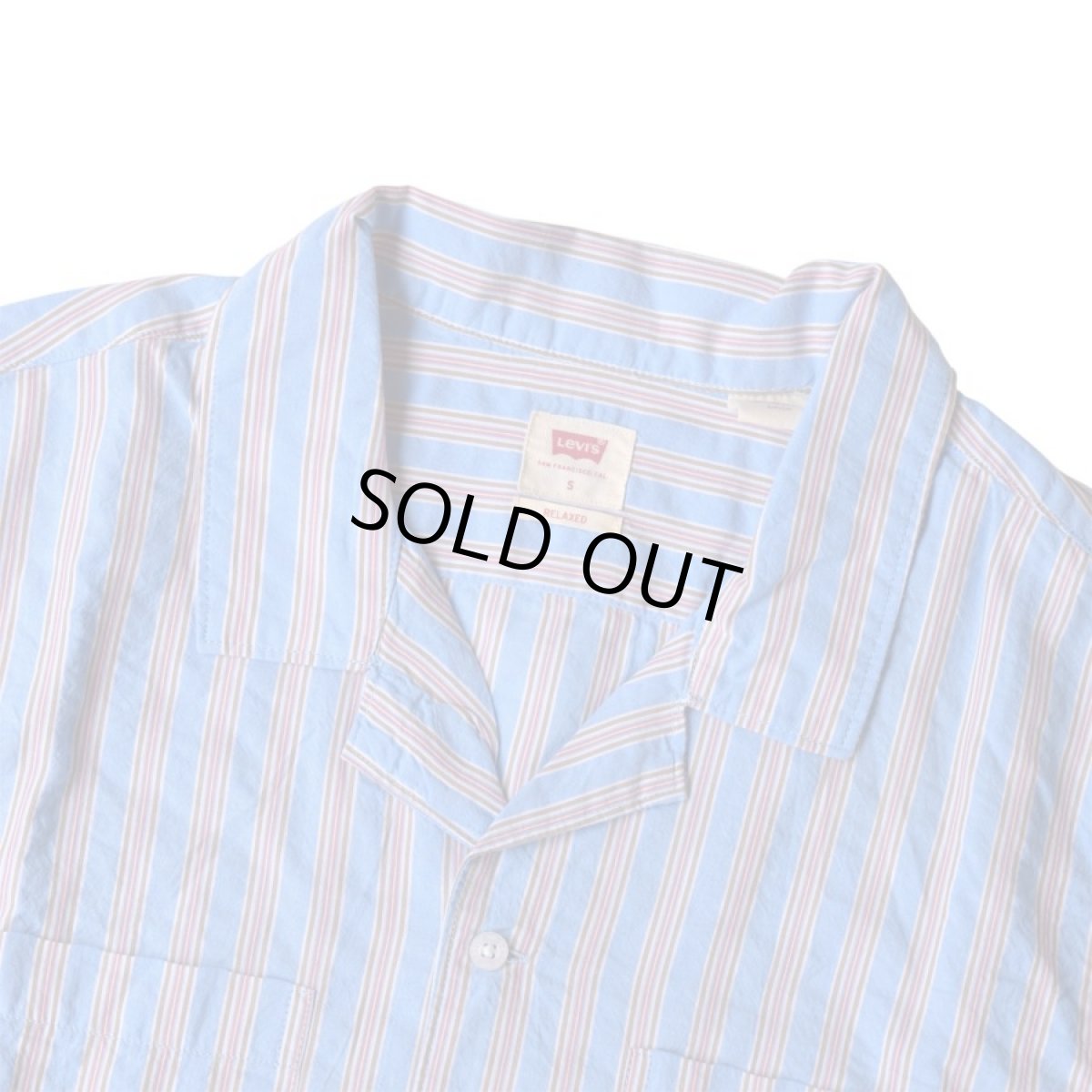 画像2: Levis Classic Camp Shirts - Jay Stripe Allure Seersucker / リーバイス (2)