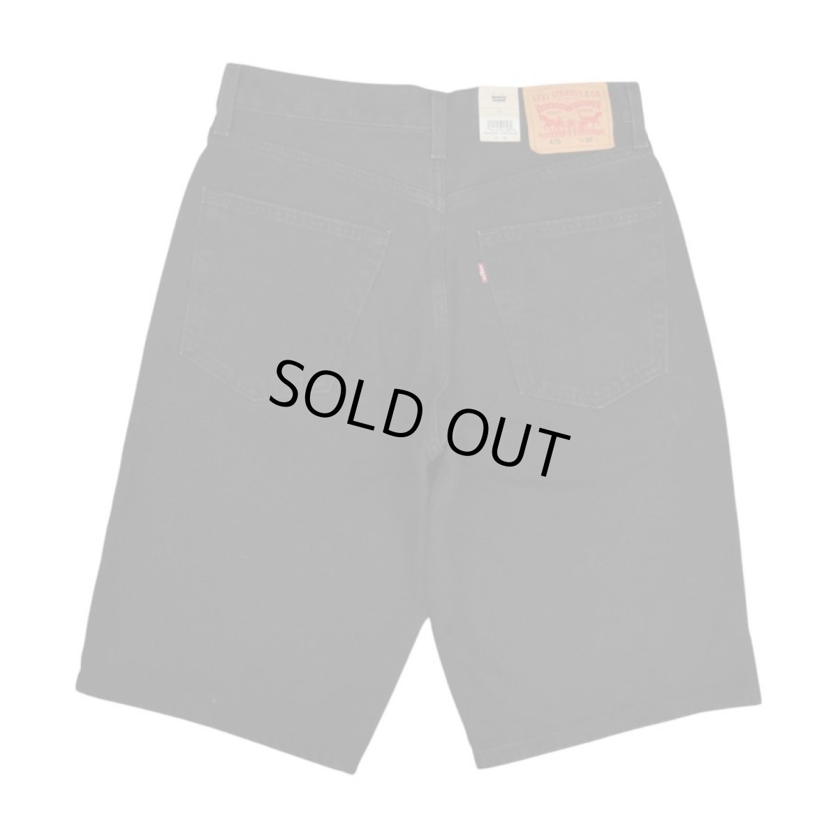 画像2: Levi's 470 Baggy Shorts - Just Tonight Bag / リーバイス 470 バギー ショーツ (2)