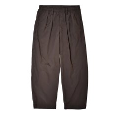 画像1: BAGGY SPORTS 2Tucks Nylon Pants - Brown (1)