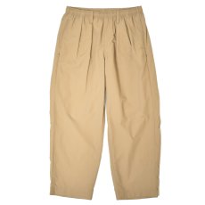 画像1: BAGGY SPORTS 2Tucks Nylon Pants - Beige (1)