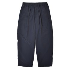 画像1: BAGGY SPORTS 2Tucks Nylon Pants - Navy (1)