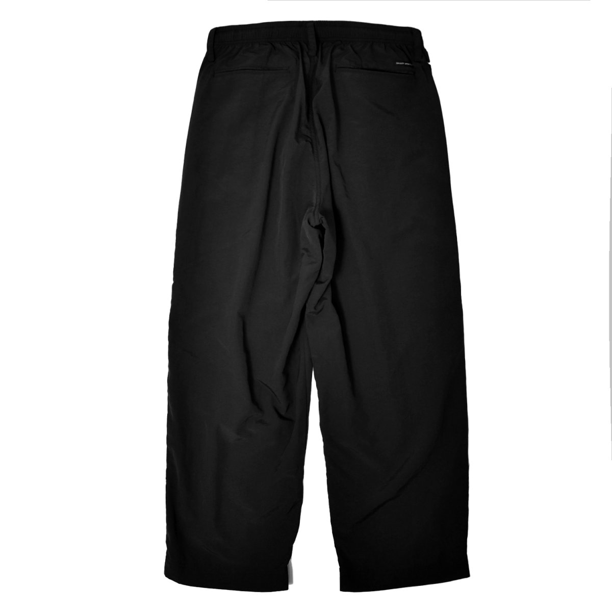 画像2: BAGGY SPORTS 2Tucks Nylon Pants - Black (2)