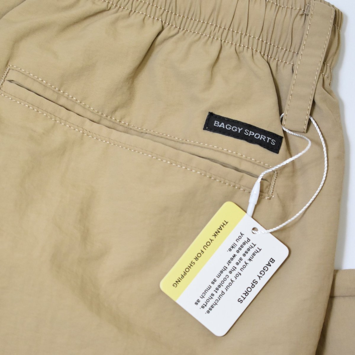 画像4: BAGGY SPORTS 2Tucks Nylon Pants - Beige (4)