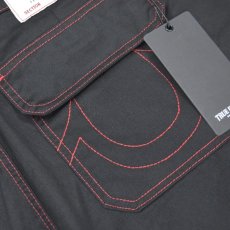 画像6: True Religion Cargo Shorts - Jet BlackｘRed (6)