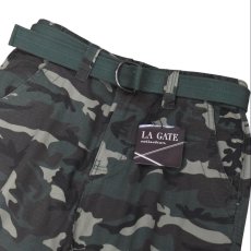 画像3: LA Gate Long Length Cargo Shorts - Woodland Camo (3)