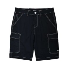 画像1: True Religion Cargo Shorts - Jet Black (1)