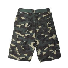 画像2: LA Gate Long Length Cargo Shorts - Woodland Camo (2)