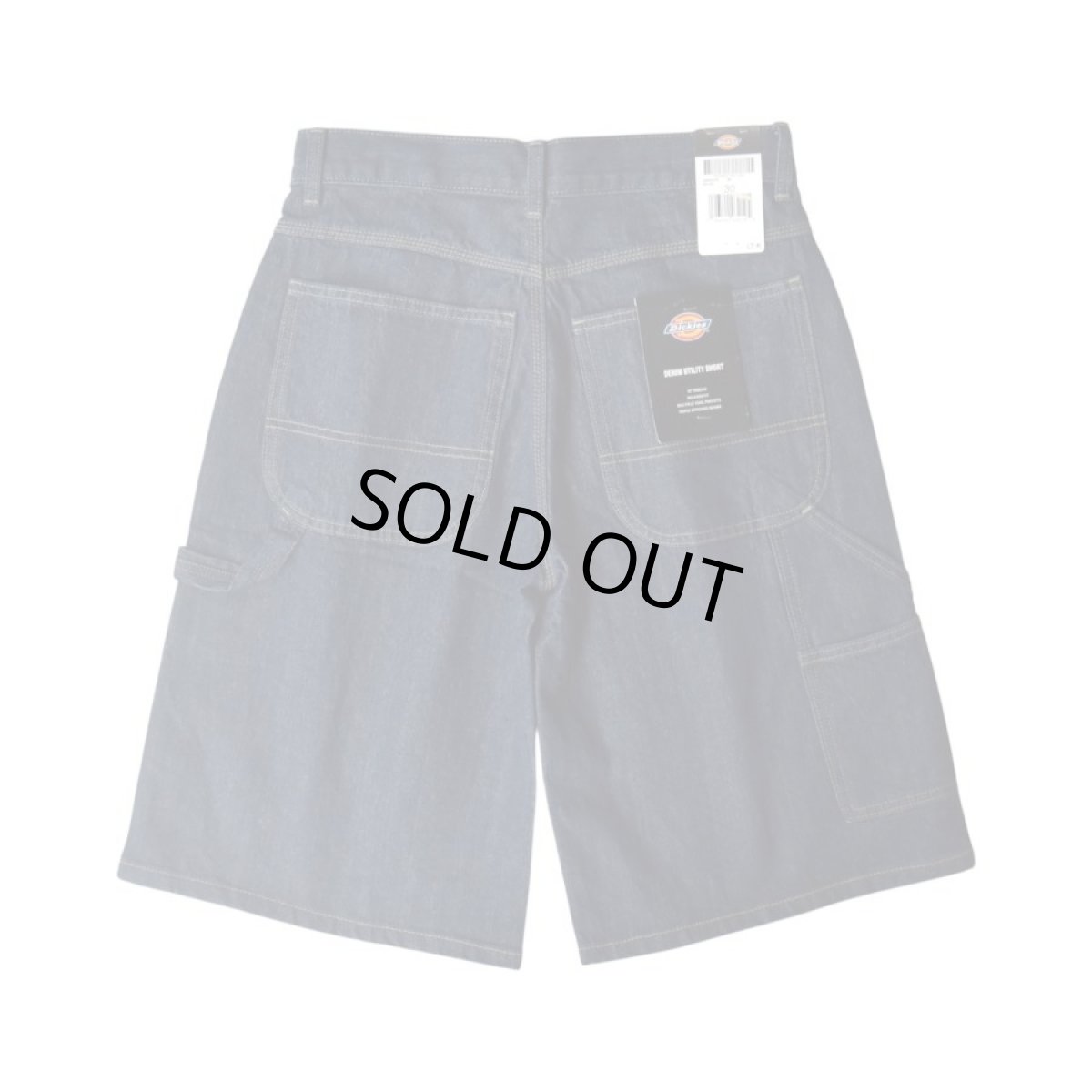 画像1: Dickies 13inch Denim Shorts - Dark Wash (J75) / ディッキーズ デニム ユーティリティショーツ (1)