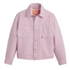 画像1: Levi'sｘ194Local TypeII Trucker Jacket - Pink Plaid (1)
