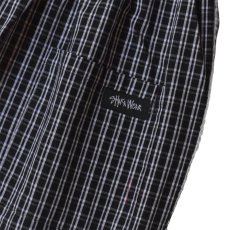 画像4: Shaka Wear Baggy Plaid Shorts - Black (4)