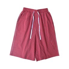 画像1: Shaka Wear Baggy Plaid Shorts - Red (1)