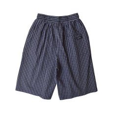 画像2: Shaka Wear Baggy Plaid Shorts - Black (2)