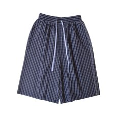 画像1: Shaka Wear Baggy Plaid Shorts - Black (1)