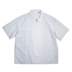 画像1: RAWDRIP S/S Full Zip Dobby Shirts - White (1)